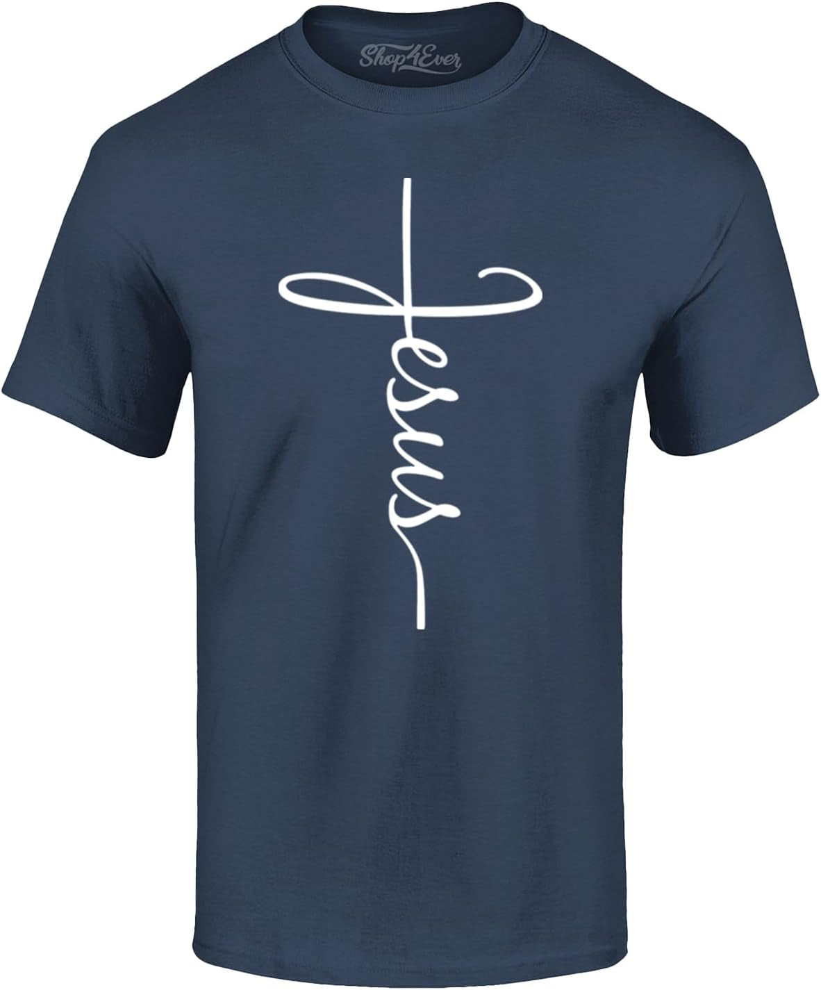 Jesus Cross T-Shirt for Men & Women – Christian Religious Graphic Tee – Inspirational Scripture Shirt – Church, Bible, Gift