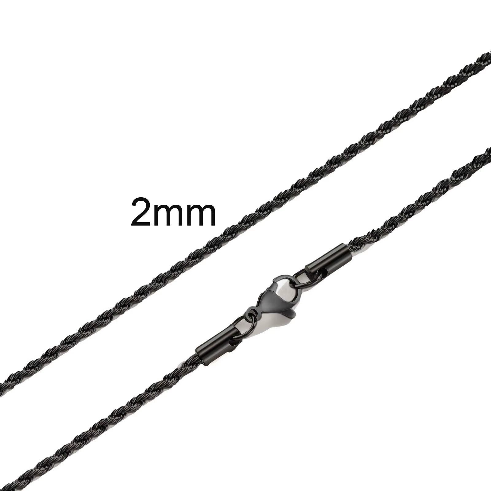 Gold Color Rope Long Chain Necklace for Men Women,Stainless Steel Twisted Rope Chain Collars,Hip Hop Vintage Jewelry Gift